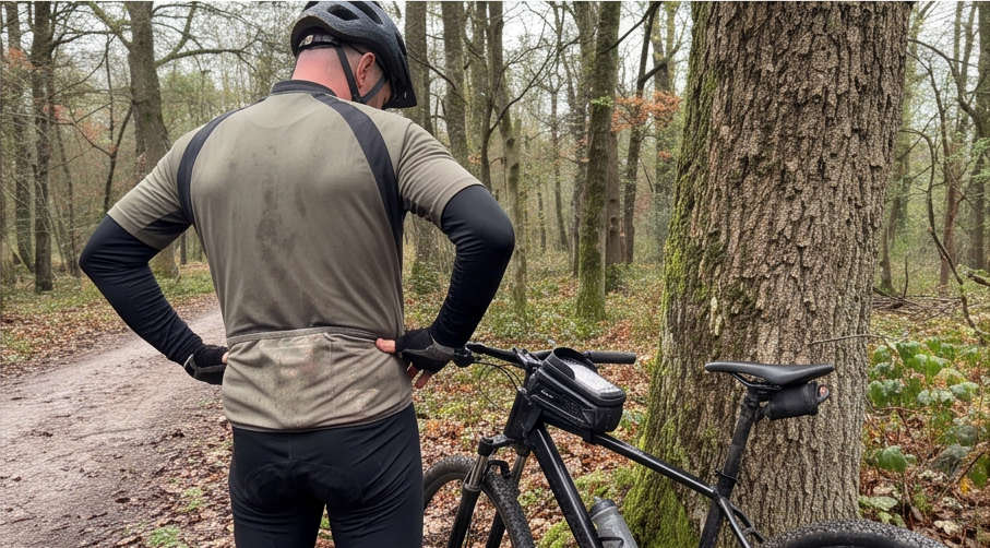 chiclew m30 fahrradtasche rahmen wasserdicht in der Anwendung