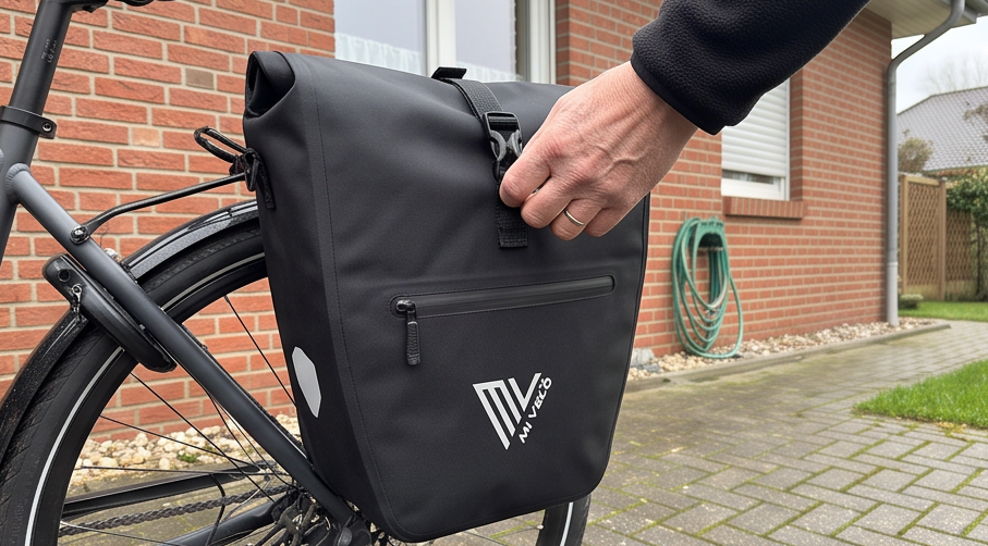 MIVELO 2in1 Fahrradtasche im Test: Wasserdichte Gepäckträgertasche für Alltag und Touren