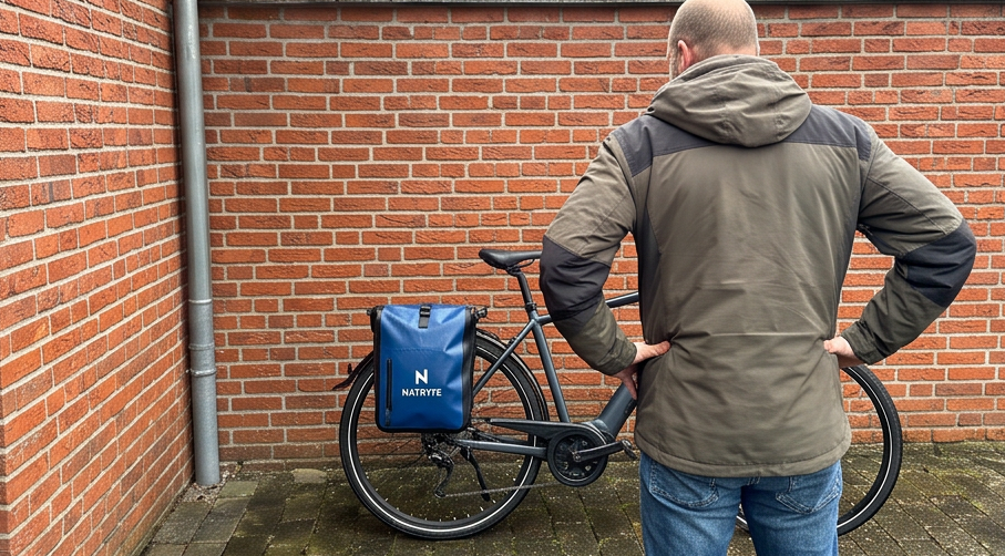 natryfe fahrradtasche basic 22l in der Anwendung