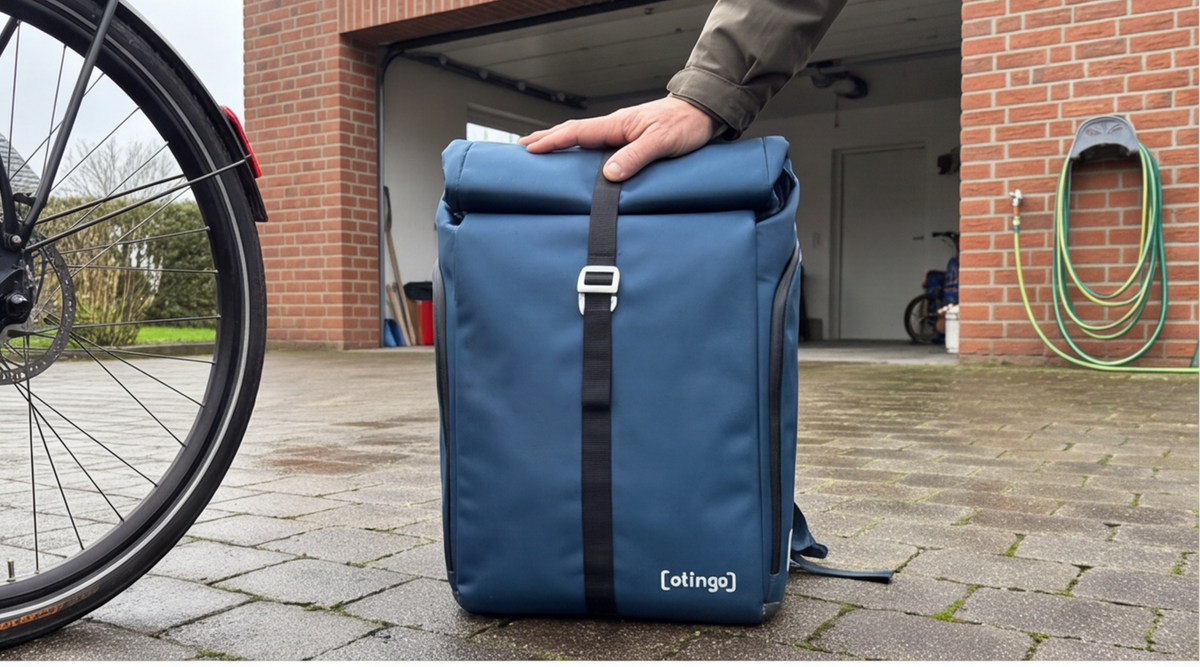 otinga® Flip V2 im Test: Stylische 34L Fahrradtasche und Rucksack kombiniert