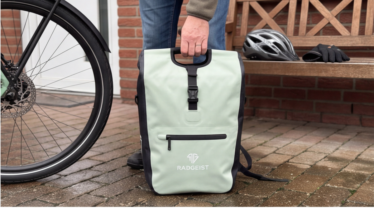 RADGEIST Fahrradtasche für Gepäckträger im Test – Flexibel, wasserdicht und praktisch für den Einkauf