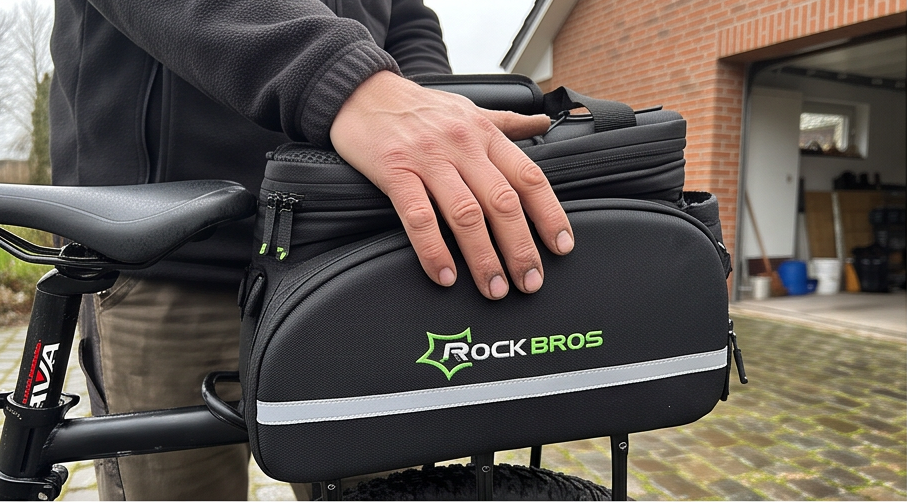 ROCKBROS A6-03BK Gepäckträgertasche im Test: Wasserdichte Fahrradtasche für vielseitigen Einsatz