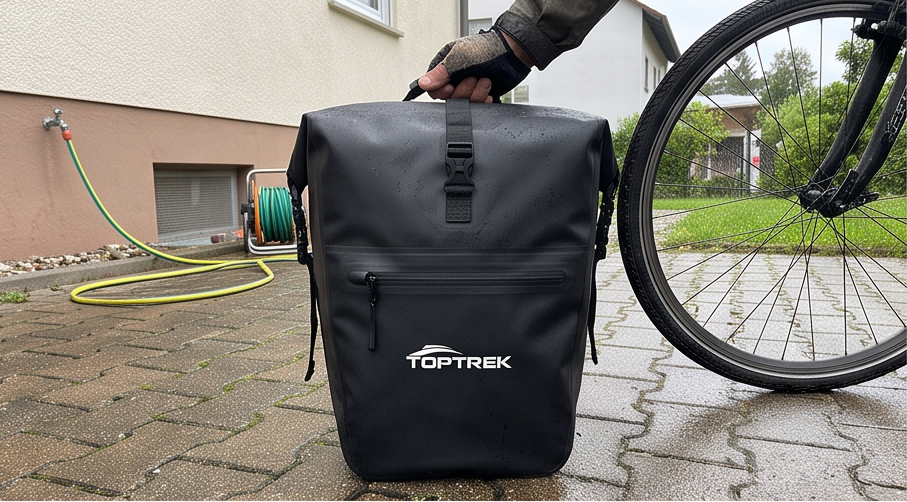 toptrek CHB Fahrradtaschen für Gepäckträger im Test: 28L wasserdichte Fahrradtasche mit Isoliertasche und reflektierenden Elementen