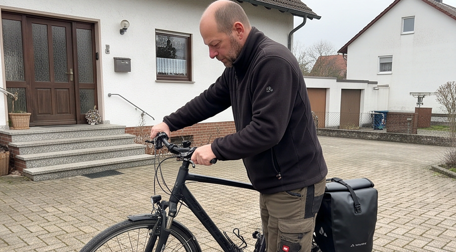 Das Gerät Detailansicht beim Testen