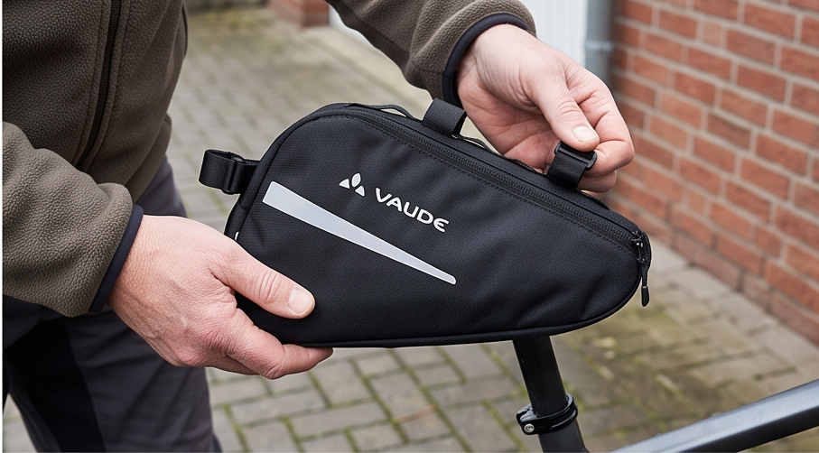 VAUDE Triangle Bag im Test: Praktische Rahmentasche für Fahrradzubehör