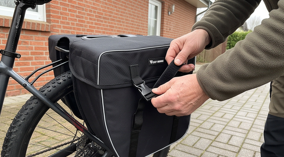 West Biking Doppeltasche Gepäckträger Tasche im Test: 30L wasserdicht und robust